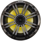 Kicker Boat Coaxial Speaker 45bkm614l   6 5 Inch 4 Ohms Rgb Led