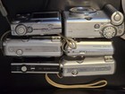 Canon Sony Digital Camera Lot 6x Parts Repair Ixus Powershot Cyber-shot As-is