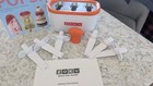 Zoku Triple 3x Quick Pop Popsicle Yogurt Ice Cream Maker 6 Sticks   Recipe Book 