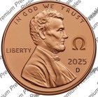 2025 P   D Lincoln Penny Cent Omega    Counterstamp   Presale