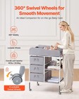 Vevor Baby Changing Table portable Diaper Change Station With 3 Fabric Drawers A