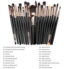 20pcs Makeup Brushes Kit Set Powder Foundation Eyeshadow Eyeliner Lip Brush