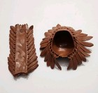 Marx Best Of The West Johnny West Hat Headwear Set Chief Cherokee Native Indian