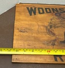 Vintage Woonsocket Rubber Boot Advertising Wooden Sign Vtg Elephant  