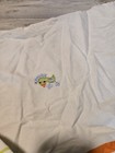Vintage Ikea Fagelsang Crib Duvet Cover 41   46  White Green Bird Trees