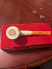 Vintage Bekler Meerschaum  W  Autographed Case