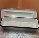 Vintage Surgical Medical Enamelware Porcelain Metal Sterilizing Tray 8 5 