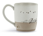 Winnie-the-pooh Tan   White Stoneware Helping Hands Mug 14oz New In Package