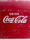 Vintage 50 s Action Mfg Metal Coke Cooler With Bottle Opener Missing Lid Usa