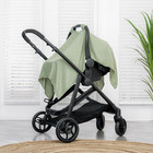 Baby Car Seat Cover - Soft  Breathable Bamboo Rayon And Muslin Cotton Blend - Li
