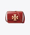 New Tory Burch  Eleanor Small Convertible Shoulder Bag Brick Red Leather