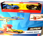 Hot Wheels Turbo Race Set With 2 Cars 2 Launchers Mattel New