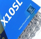 Kmc X10sl Silver 10-speed Super Light Mtb road Bike Chain 116l Fit Shimano Sram