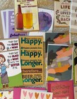 Huge 50 Lot   Greeting Cards New Papyrus  American Greetings All Birthday  219