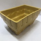 Planter Cookson Pottery Usa Mustard Yellow Pottery Cp-2806 Vintage