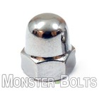Acorn Domed Cap Hex Nuts  High Type Din 1587 A2 Stainless Steel - M3 M4 M5 M6
