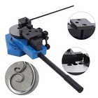 Bender Flat Round Square Angle Bar Bending Machine Metal Scroll Bending Tool Ne