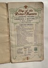 Map Of The River Thames Joseph Mears Steam Launches Richmond Geo Philips C 1914