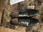 Salvatore Ferragamo Men   s Black Leather Shoes  Size 12 B    