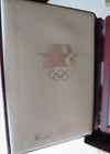 1984 U s  Mint Olympic Prestige Set 6 Coins 90  Silver Dollar  Box   Coa