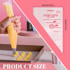 200 Pcs Disposable Cream Pastry Bag Cake Icing Piping Decorating Tool Cupcake   