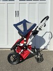 Bugaboo Cameleon 2008 Stroller Red   Navy     All-terrain Baby Travel System