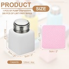 Alcohol Dispenser  120ml   4oz Splash-proof Dispenser Bottle  White
