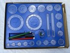 Vintage Kenner Spirograph 401 Art  Set Blue Tray Drawing Art Kids Nss