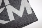 Michael Kors Women s Hat Two Tone Gray Mk Monogram Knit Winter New 