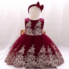 Girls Kids Princess Floral Lace Wedding Party Bridesmaid Prom Gown Dress
