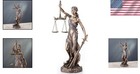 Lady Of Justice 11 3 4 Inch Bronze Finish Sculpture  Elegant Gift For Collectors