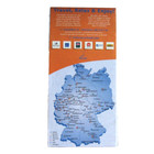 Map Of Germany Deutschlandkarte Merian Deutsche Zentrale Fur Tourismus English