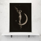 Vintage Witchy Gothic Wall Art Dark Academia Witchy Wall Decor Moody Aesthetic B