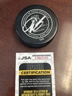 Connor Mcdavid Autographed Oilers 40th Anniversary Puck W jsa Coa