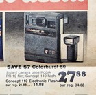 Vtg 1980 Zayre Print Ad Star Wars Darth Vader Underoos Polaroid Onestep Camera