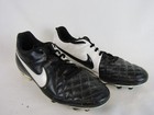 Mens Nike Tiempo Rio Ii Fg Soccer Cleats-size 10 5-631287-010-black white-euc