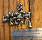 Antique Wood Screws   7 X 3 8    Slotted Round Head American Steel 20 Pk Free Ship