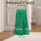 String Mop Heads Replacement  For General And Floor Cleaning  Green