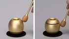 Cherin Mini Gold Brass Japanese Meditation Bell Buddhist Rin Made In  Japan