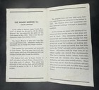 Vintage Shaker Museum Auburn Kentucky Brochure Logan County Map Ephemera