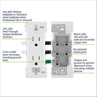 Leviton Lever Edge 15 Amp Tamper-resistant Duplex Wall Outlet  10-pack  E5325-mw
