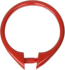  snap Plastic Shower Curtain Hooks  Red