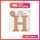 Plaid Unfinished Wood Letter  8  Wooden Surface Perfect For Diy Arts And Crafts 