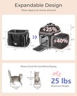 Expandable Pet Carrier   Soft-sided Cat Dog Carrier Airline Approved Small