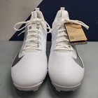 Nike Alpha Menace 4 Shark Football Cleats Womens Us 16 White Lace Up Fn0028-101