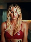 Kaley Cuoco Big Bang Theory Signed 8x10 Coa W  Matching Numbered Sticker 