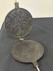 Vintage Skeppshult Cast Iron Waffle Krumkake Pizzelle Maker