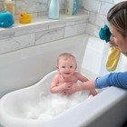Fisher-price 4-in-1 Baby To Toddler Bath Tub Sling  n Seat With Toys Blue