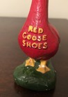 Vintage Red Goose Shoes Advertising Chalkware Figurine 4 75   see Desc 