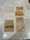 Victorian Advertising Cards Set Of 6